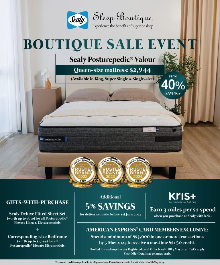 Sealy Boutique Sale Event 29th March 2024