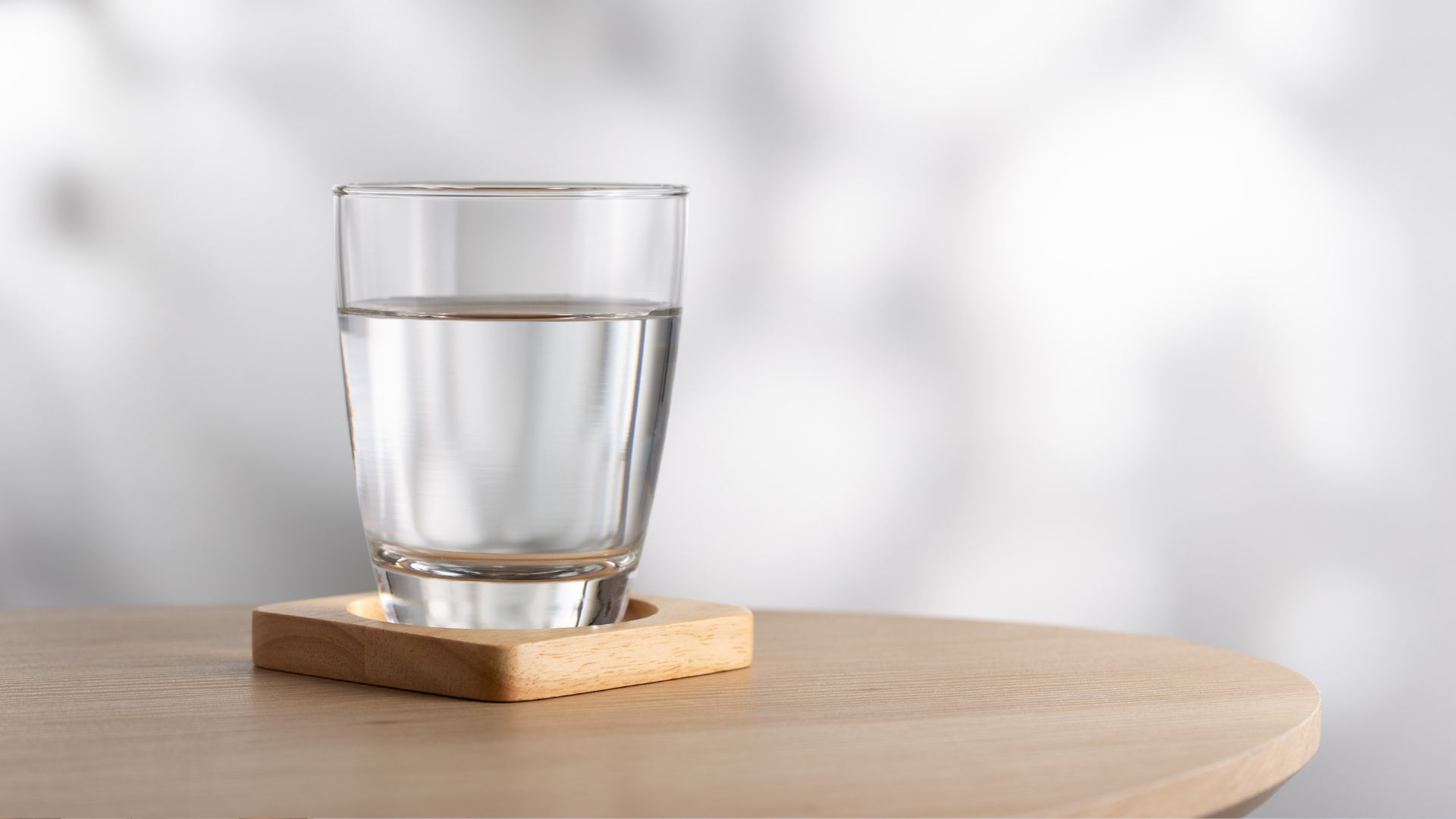 Glass of water